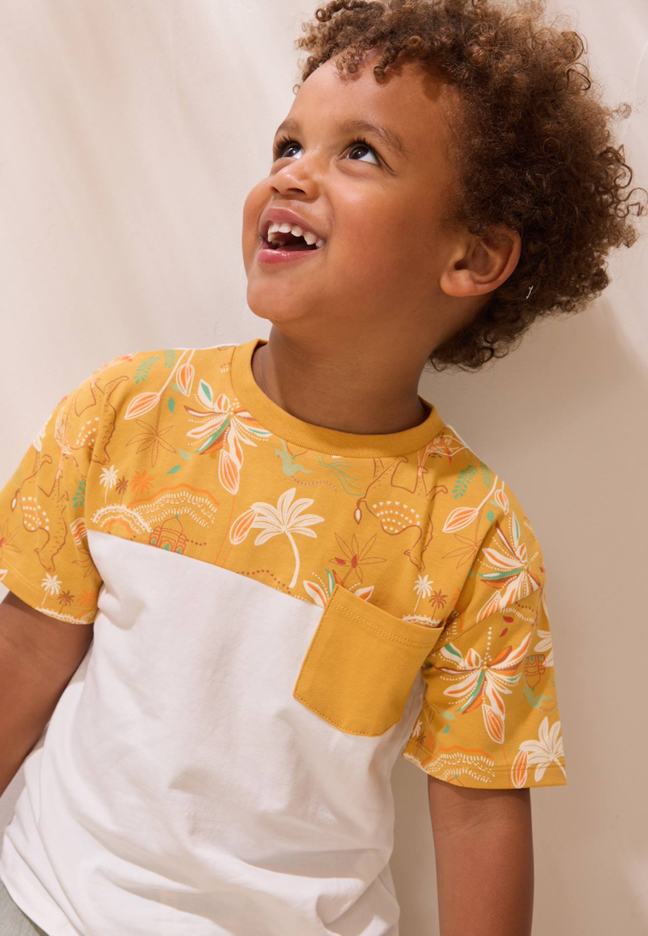 T-shirt Enfant Liwa Ecru T-shirt Enfant Liwa Ecru