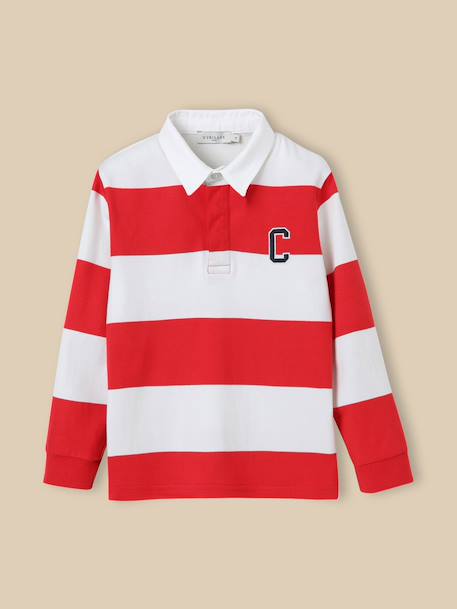 Polo-rugby garçon - coton biologique  - vertbaudet enfant