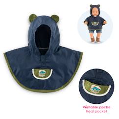 Jouet-Poupons et poupées-Poncho de pluie petit explorateur pour poupon 36 cm