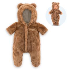 Jouet-Poupons et poupées-Poupées mannequins et accessoires-Pilote ours brun pour poupon 36 cm