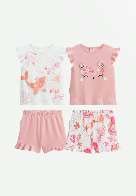 Lot de 2 pyjamas short enfant 2 pièces bahamas  - vertbaudet enfant