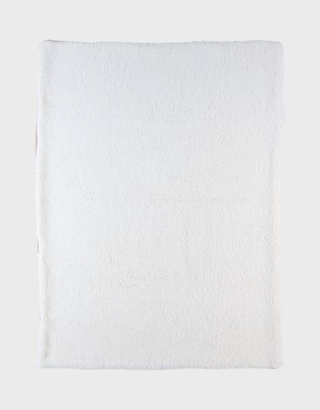 Couverture en coton biosherpa Beige+Bleu+Marron+Rose 23 - vertbaudet enfant 