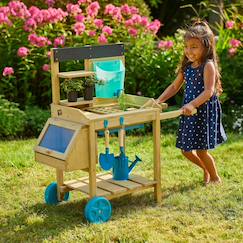 Jouet-Table à rempoter mobile  bois fsc®