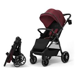 Puériculture-Poussette-oussette Kinderkraft GRANDE 2 avec Grandes Roues Amorties, Dossier Inclinable, Pliage à Une Main CLICK&FOLD Rapide