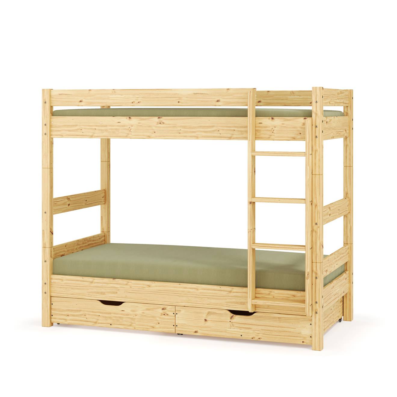 Pack Lit Superposé Séparable Avec Tiroirs Bois Massif Aaron Bois Naturel Pack Lit Superposé Séparable Avec Tiroirs Bois Massif Aaron Bois Naturel
