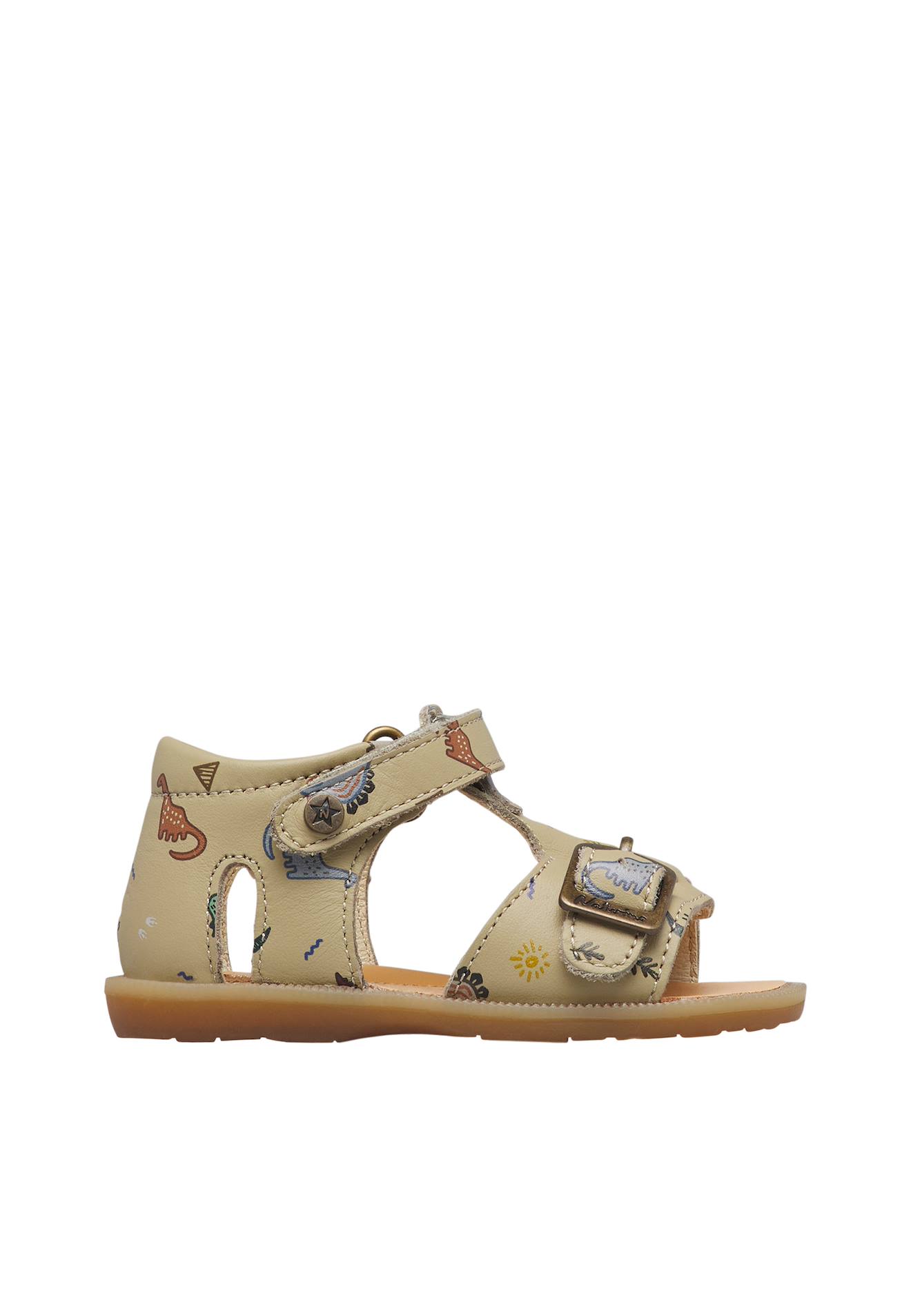 Sandales En Cuir Quarzo Gris