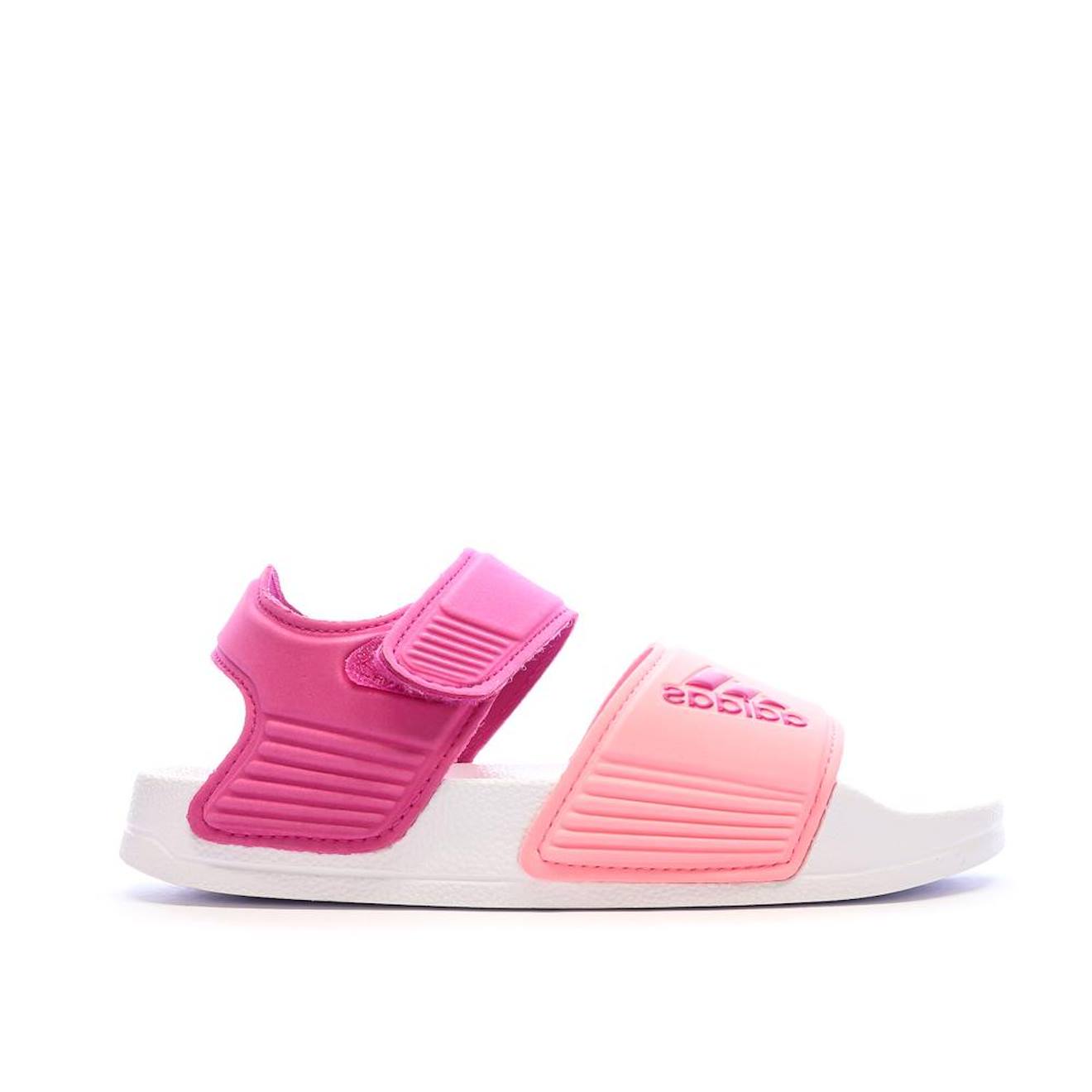 Sandales Fille A Scratch Adilette K Rose