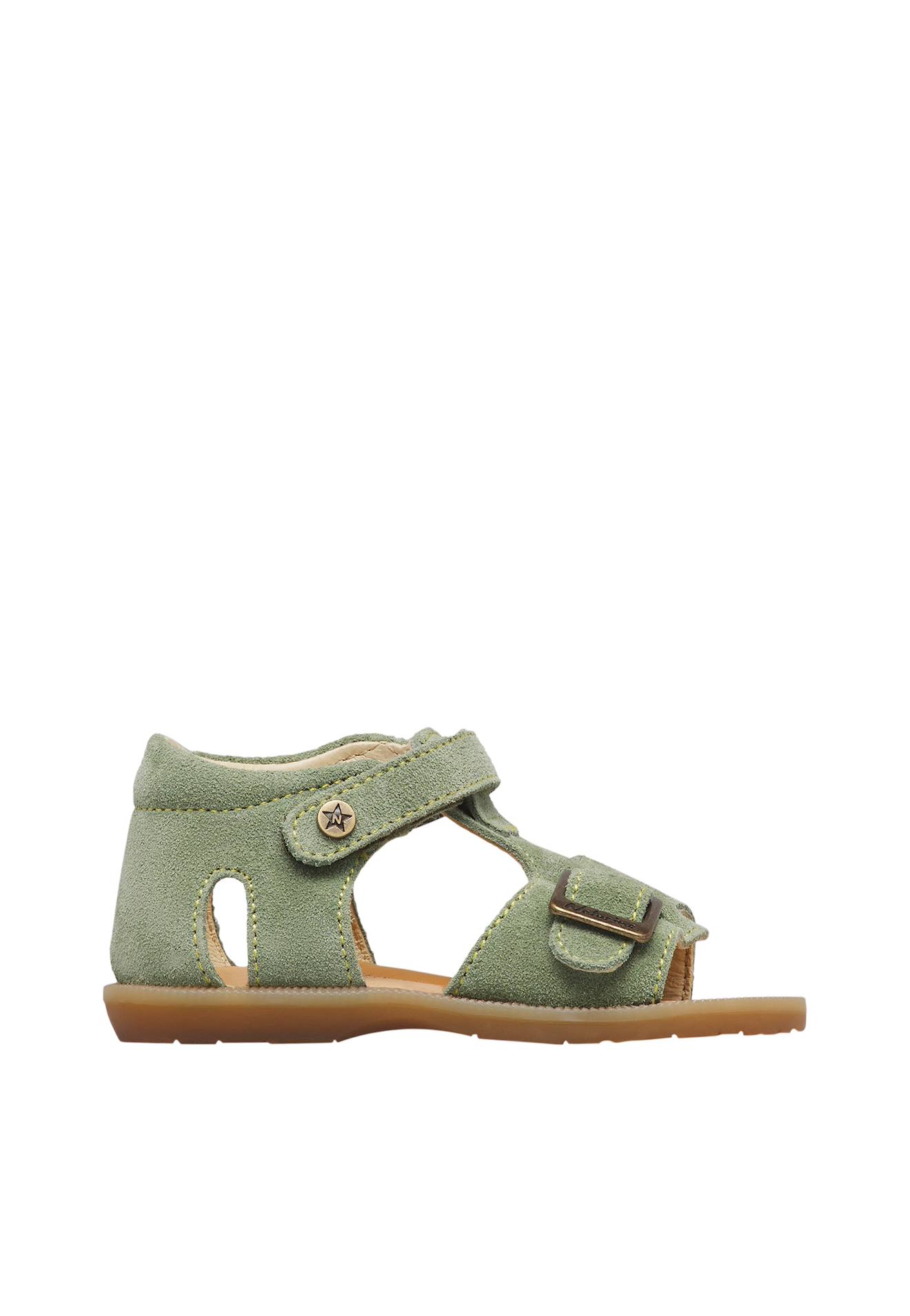 Sandales En Daim Quarzo Vert