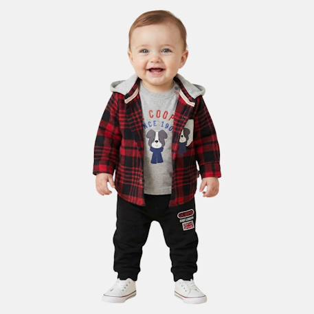 Bébé-Ensemble bébé t-shirt manches longues avec veste et pantalon