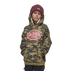 Sweat  camo à capuche relax fit kool  - vertbaudet enfant
