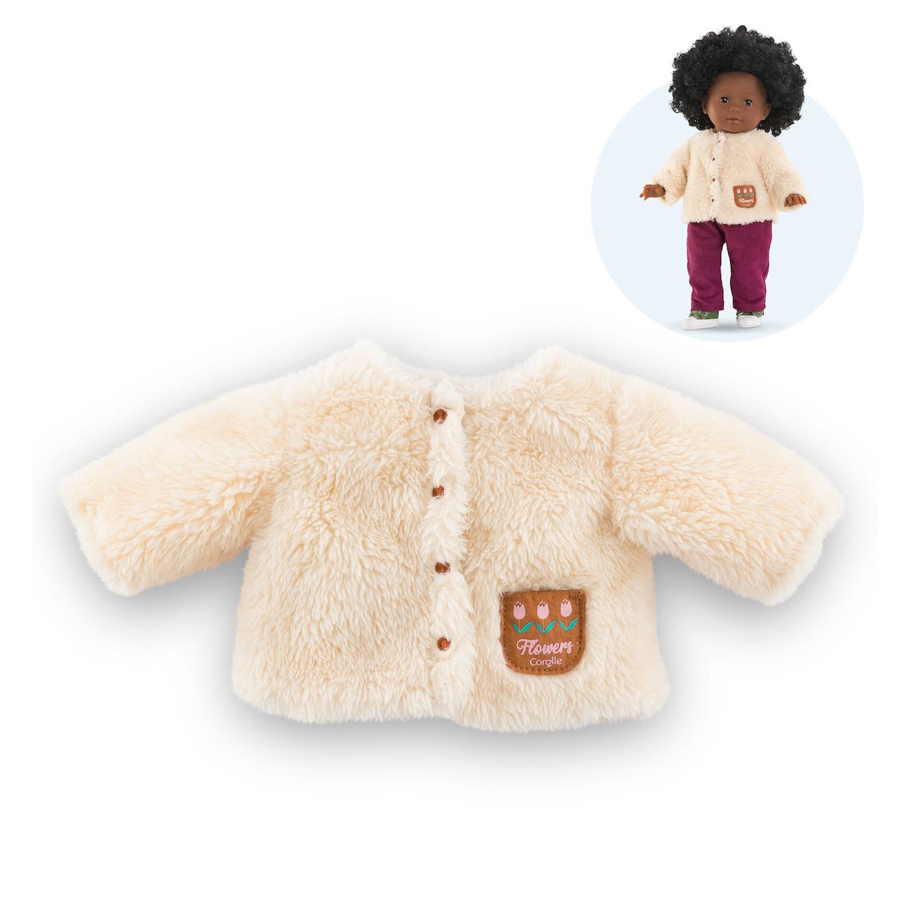 Veste Moumoute Petit Explorateur Pour Poupée Ma Corolle Multicolore