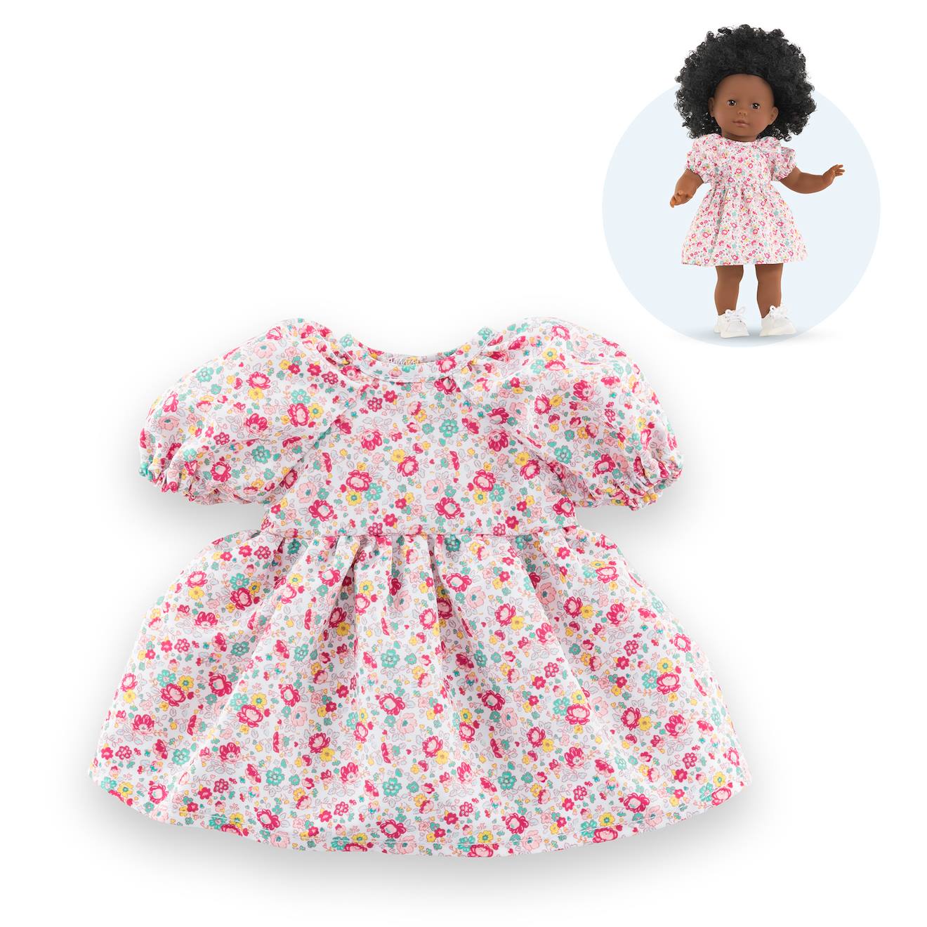 Petite Robe Beaux Jours Pour Poupée Ma Corolle Multicolore