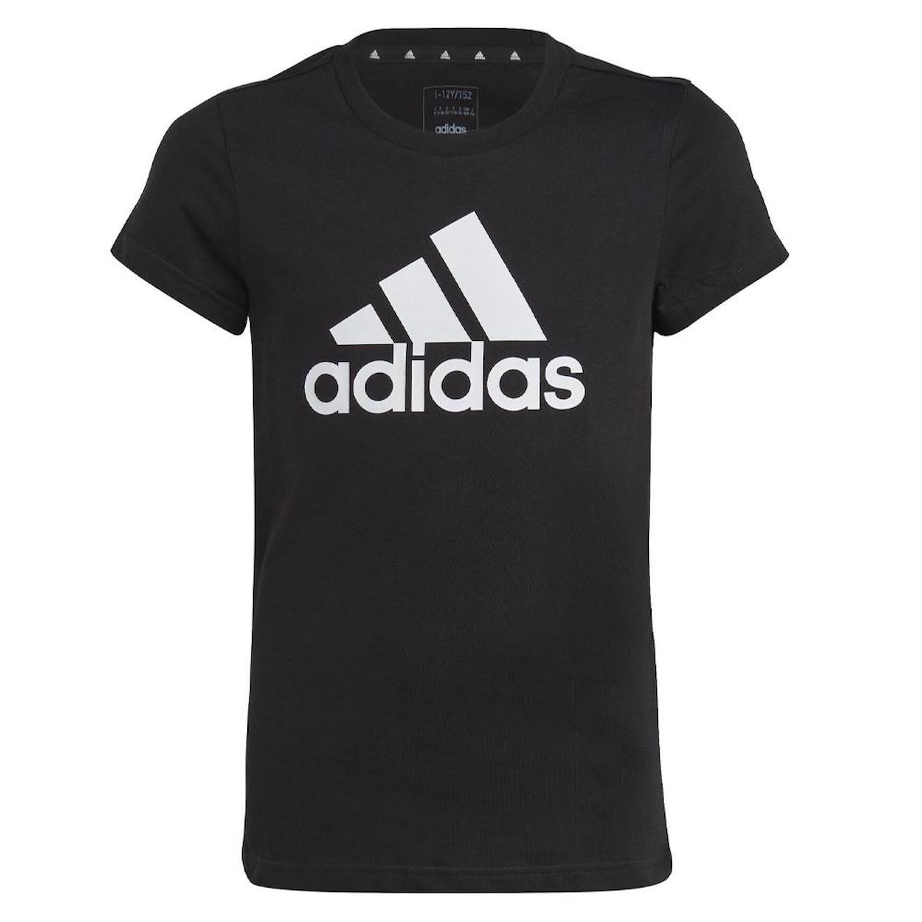 T-shirt Fille Avec Logo Noir