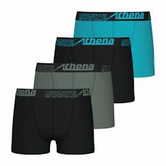 Lot de 4 boxers garçon ecopack sport  - vertbaudet enfant