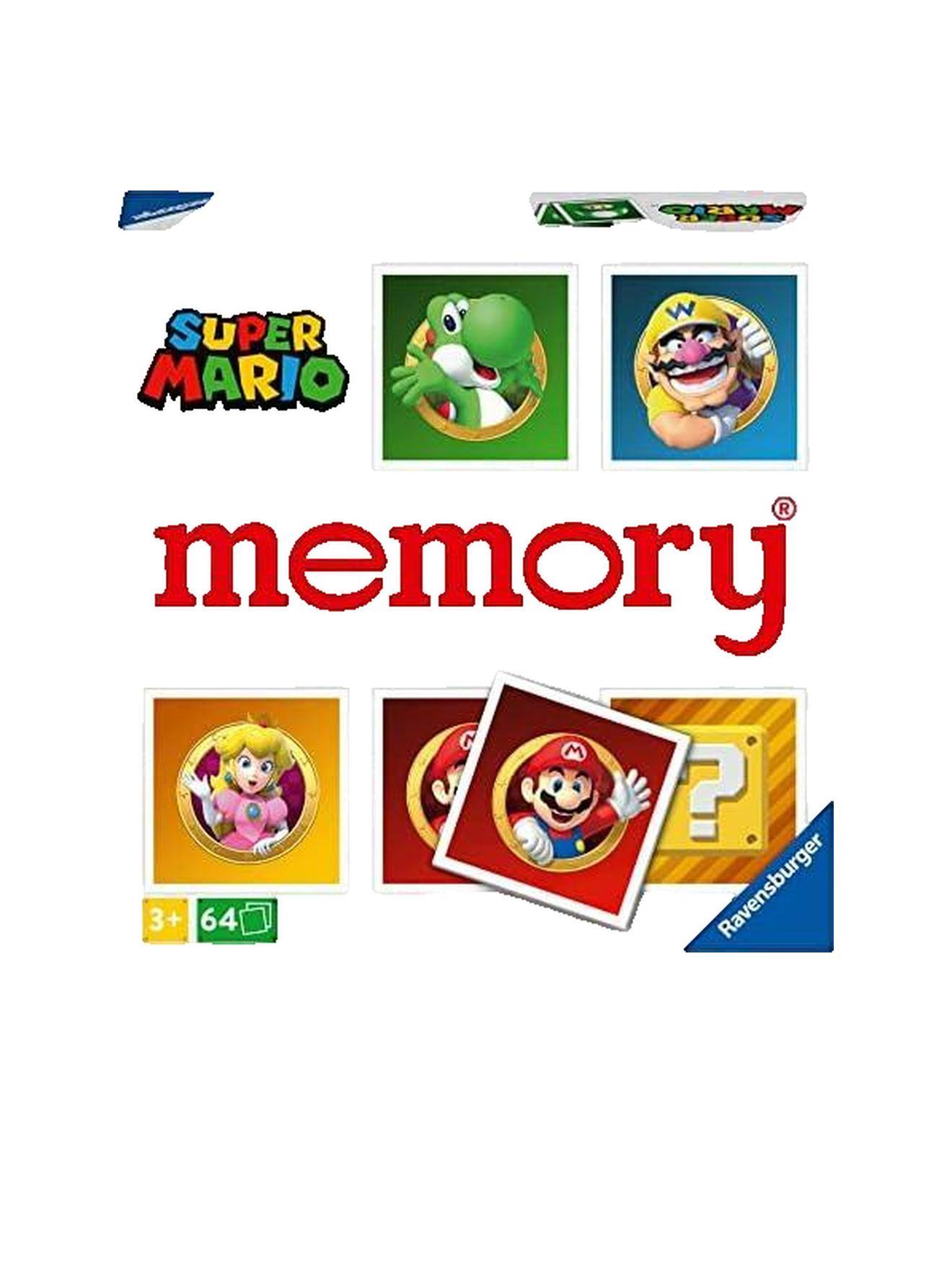Ravensburger Jeu Éducatif Grand Memory Super Mario – Développement Mémoire et Observation – Dès 3 Ans Multicolore