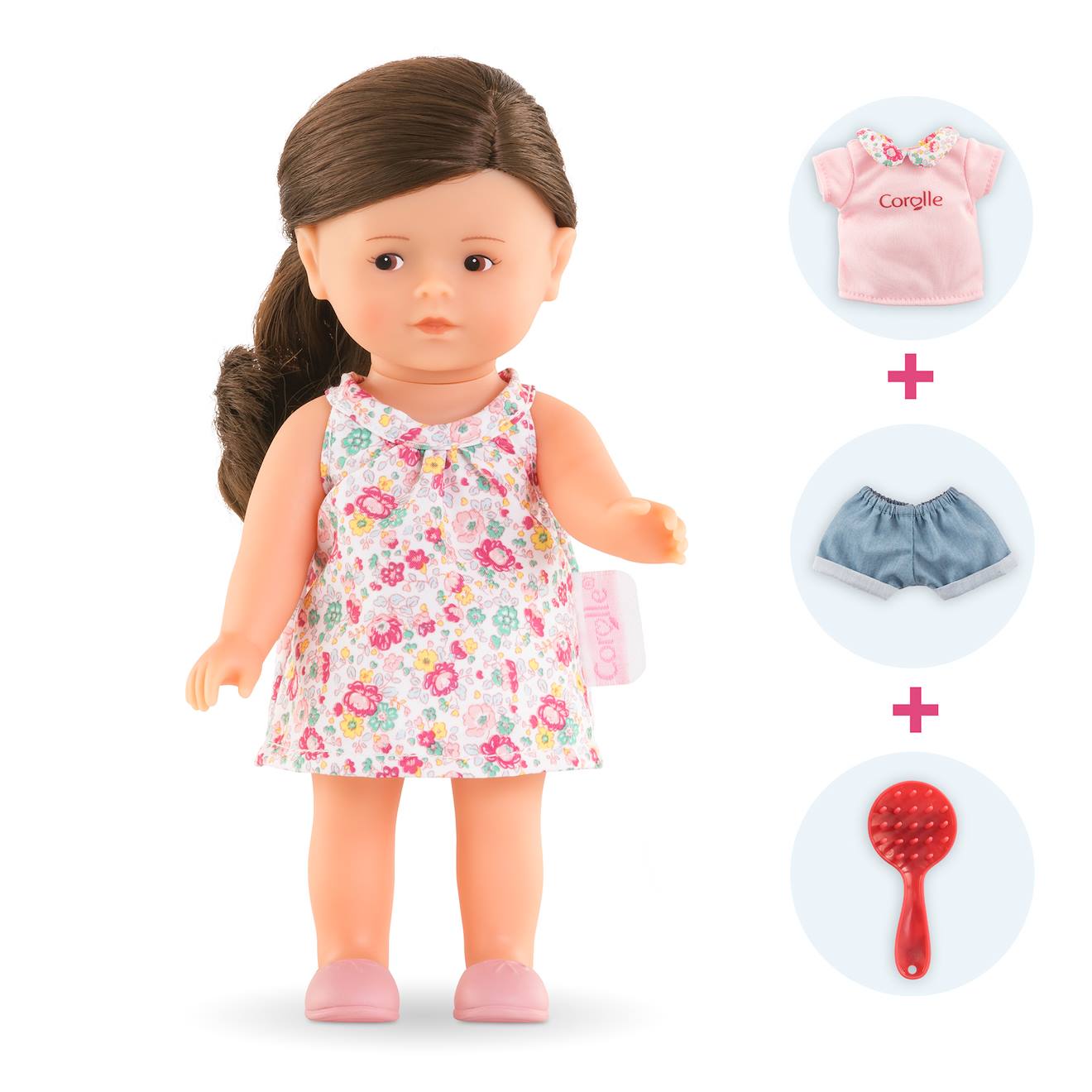 Coffret Poupée Mini Corolline Mini Monde De Romy Multicolore