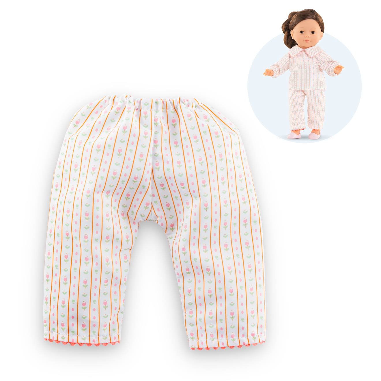 Pantalon Large Tulipes Pour Poupée Ma Corolle Multicolore