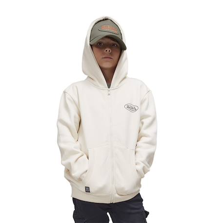 Sweat zippé à col rond et capuche  von dutch slimane  - vertbaudet enfant
