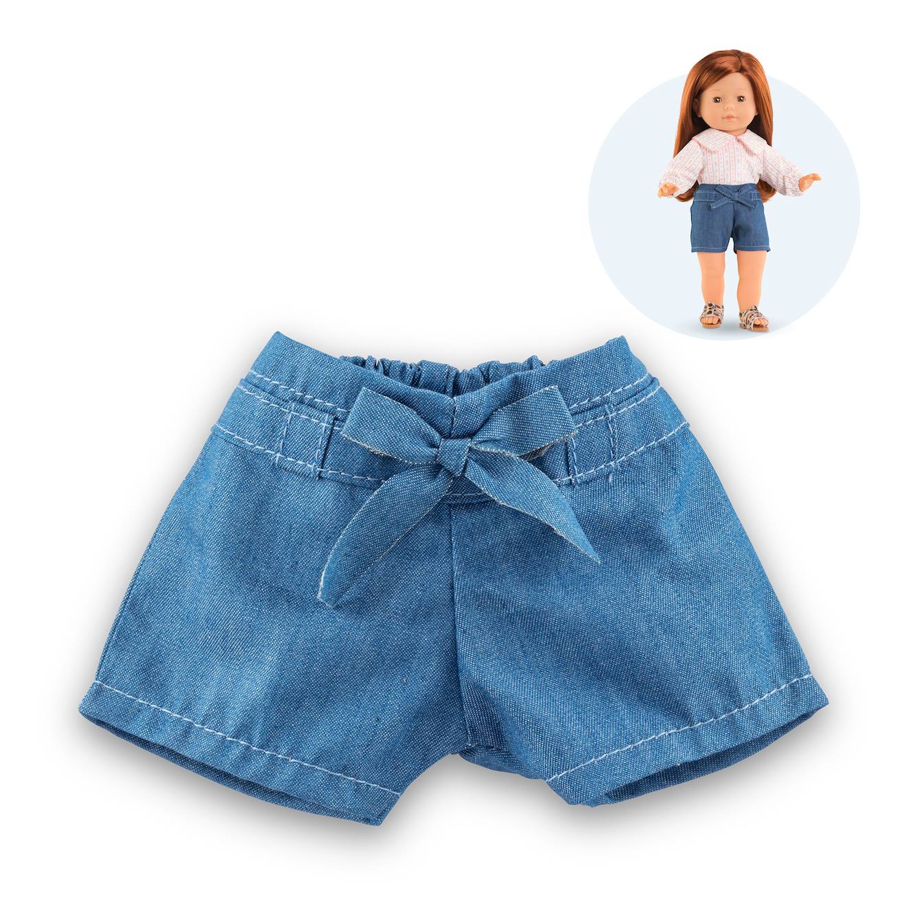 Short En Jean Avec Noeud Pour Poupée Ma Corolle Multicolore Short En Jean Avec Noeud Pour Poupée Ma Corolle Multicolore