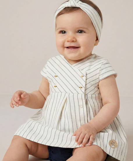 Bébé-Ensemble robe + bas bébé fille