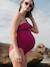 Maillot de bain de grossesse Bloom fuchsia+noir+vert 3 - vertbaudet enfant 