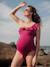 Maillot de bain de grossesse Bloom fuchsia+noir+vert 2 - vertbaudet enfant 