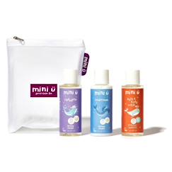 -Kit voyage shampooing, après-shampoing, gel douche enfants