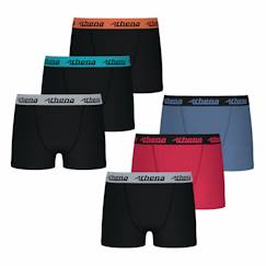 Lot de 6 boxers garçon ecopack trio choc  - vertbaudet enfant