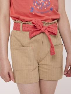 Short 100% coton fille  - vertbaudet enfant