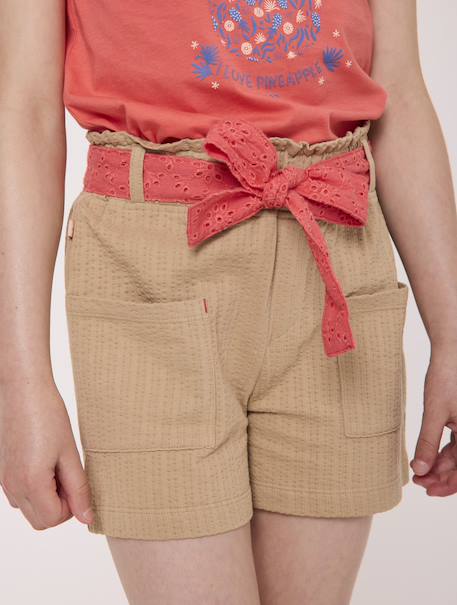 Fille-Short 100% coton fille