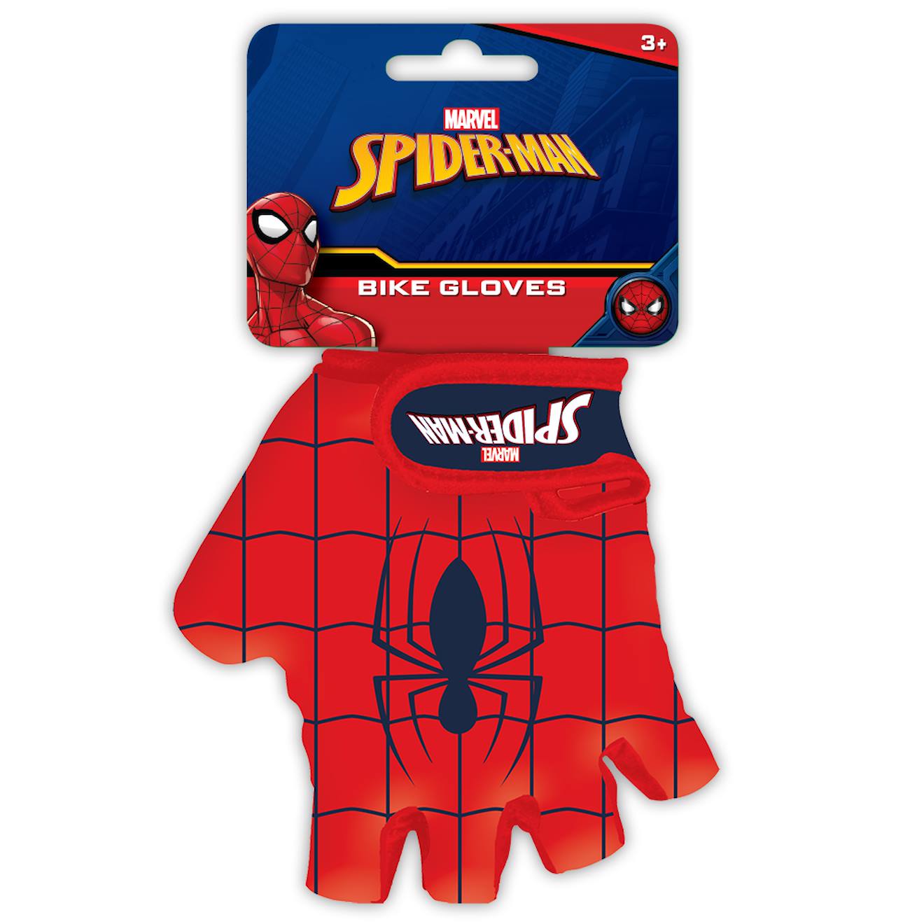 Gants Mitaine De Vélo Spiderman Rouge/bleu