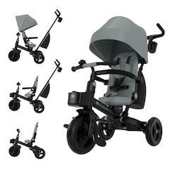 Puériculture-Tricycle évolutif 6-en-1 AVEO 2 PLUS avec siège pivotant 360° et position semi-allongée