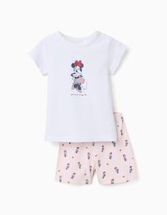 -Pyjama à manches courtes en coton avec minnie