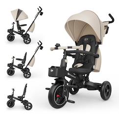 Puériculture-Poussette-Tricycle évolutif 6-en-1 SPINSTEP 2 PLUS avec siège pivotant 360° et dossier réglable
