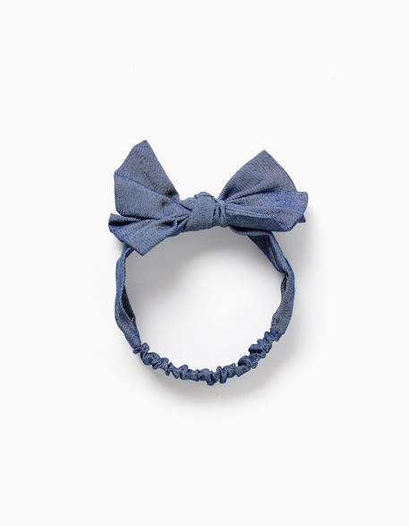 Bébé-Bandeau pour cheveux avec nœud et élastique