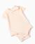 Body à rayures + short en jean Bleu clair 3 - vertbaudet enfant 