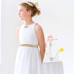 Robe cérémonie   et  longue  hepburn  - vertbaudet enfant