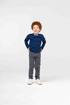 Garçon-T-shirt, polo, sous-pull-Mariniere manches longues 100% coton garçon