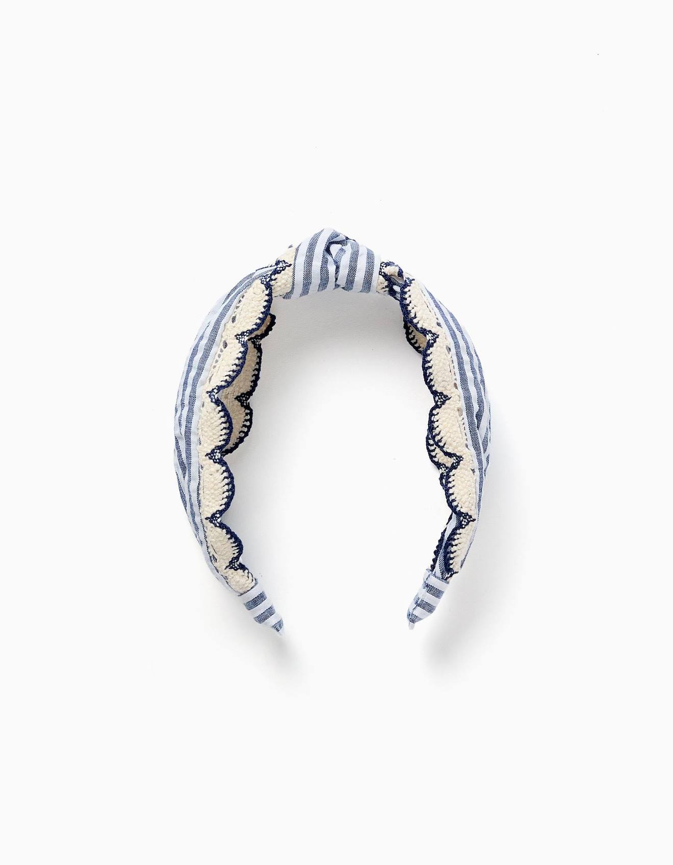 Serre-tte Rayures Et Bordure Au Crochet Multicolore 12 €