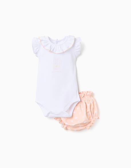 Bébé-Body + bloomer avec imprimé minnie