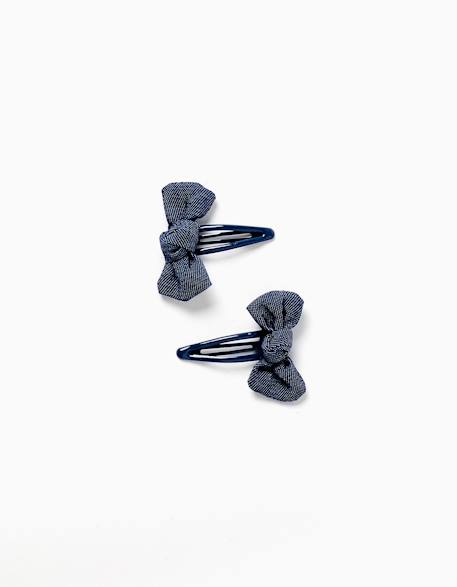 Fille-Lot de 2 pinces à cheveux avec nœuds