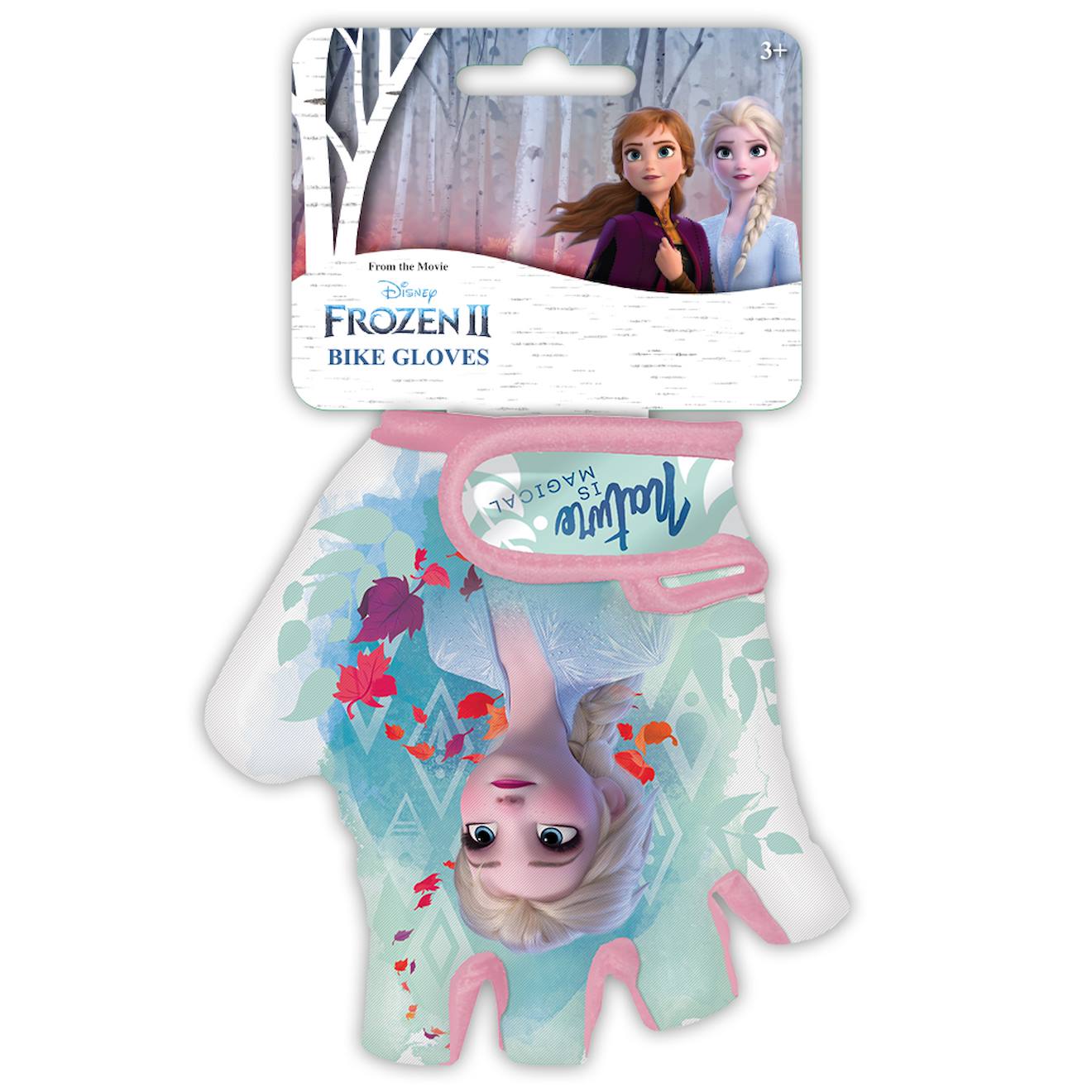 Gants Mitaine De Vélo La Reine Des Neiges Bleu/rose Gants Mitaine De Vélo La Reine Des Neiges Bleu/rose