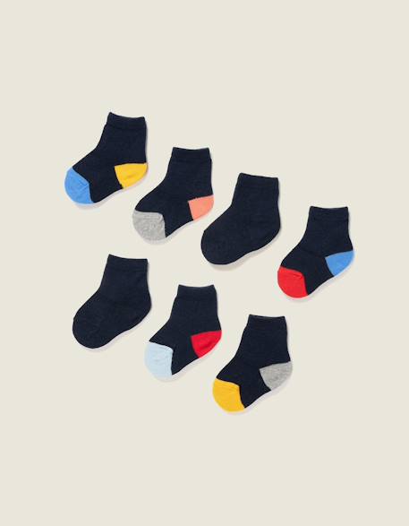 Bébé-Chaussettes, Collants-Pack 5 paires de chaussettes avec détails colorés