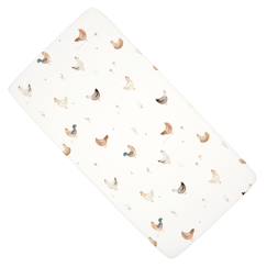 Linge de maison et décoration-Linge de lit bébé-Drap housse berceau en satin de coton gallina