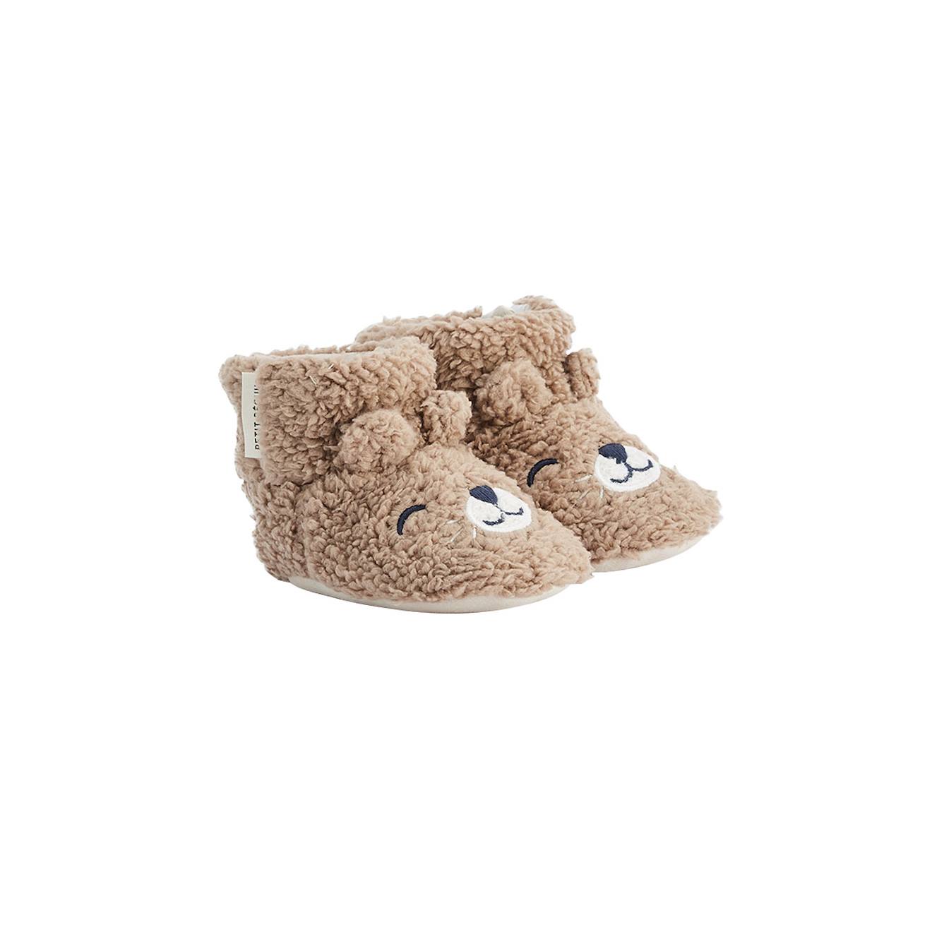 Chaussons Bébé Charly Marron (Petit Beguin) - Image 2