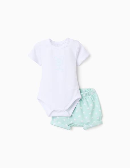 Bébé-Body + short avec imprimé mickey