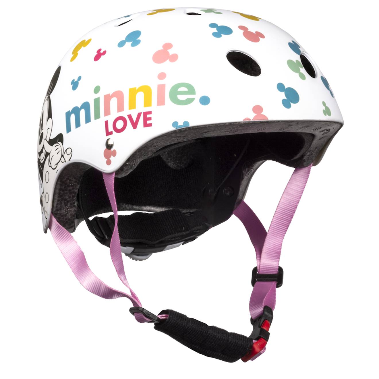 Casque Sport Enfant Minnie Blanc Avec Logos Blanc Avec Logos