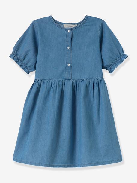 Robe courte denim  - vertbaudet enfant