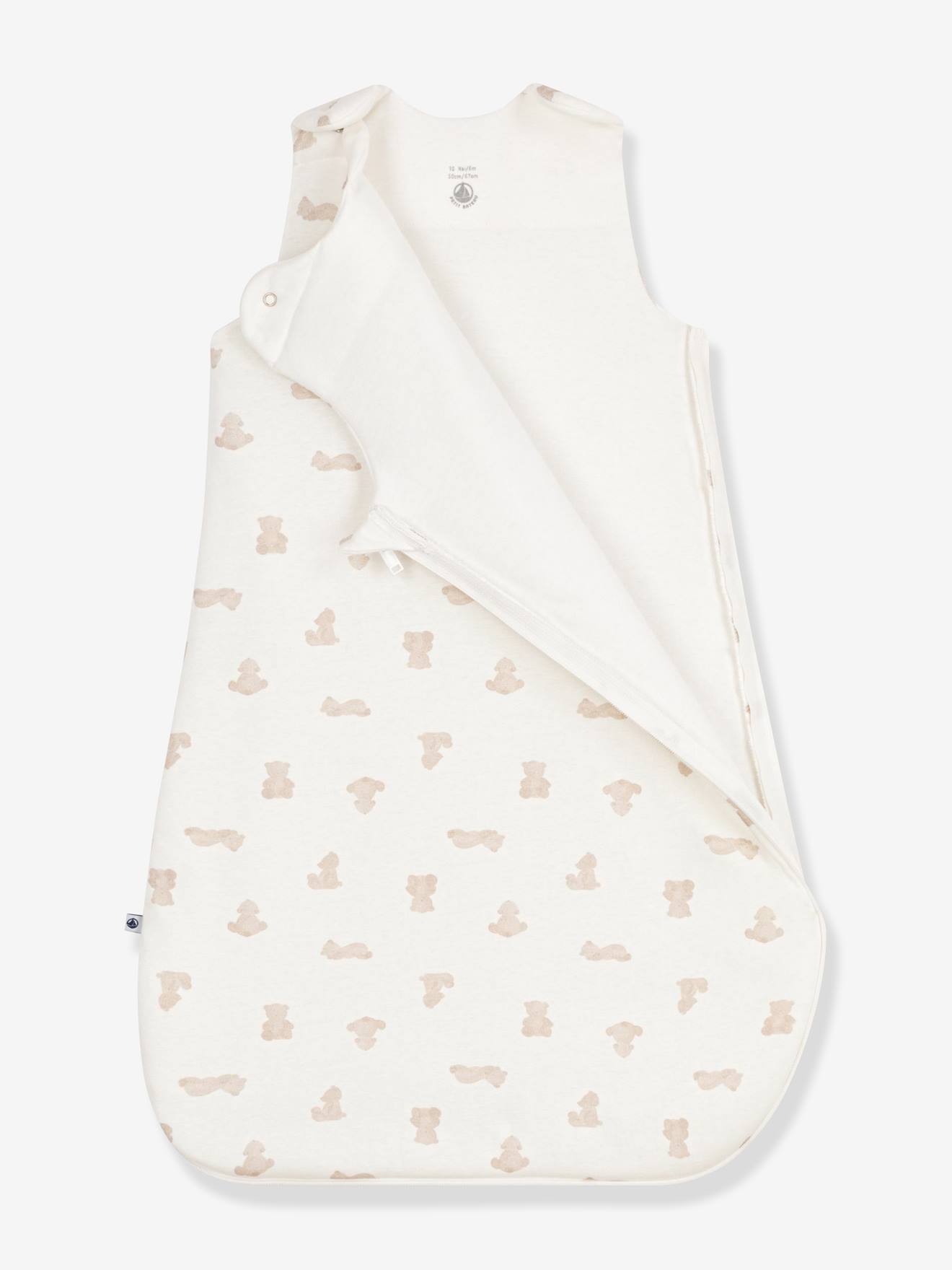 Gigoteuse motif ourson blanc