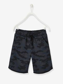 Garçon-Vêtements de sport-Bermuda sport garçon motif camouflage Oeko-Tex®